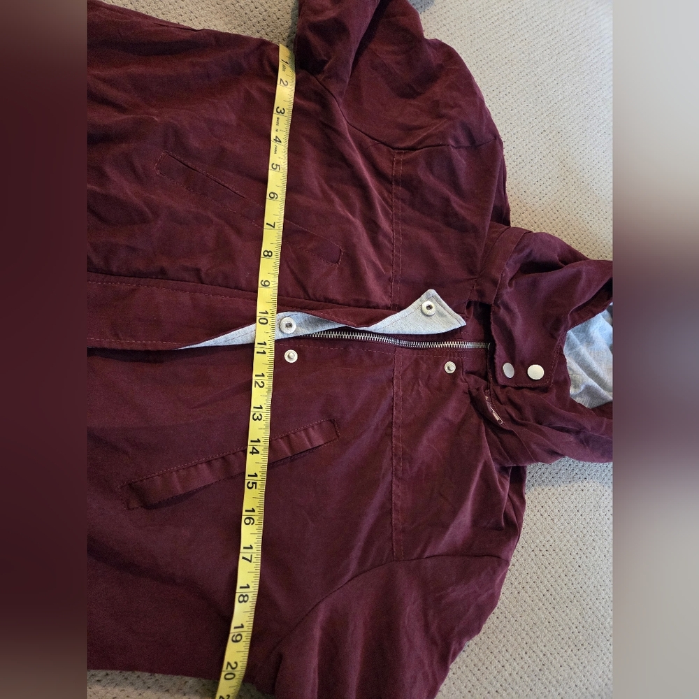 Burgundy Casual Jacket - Picture 4 of 11